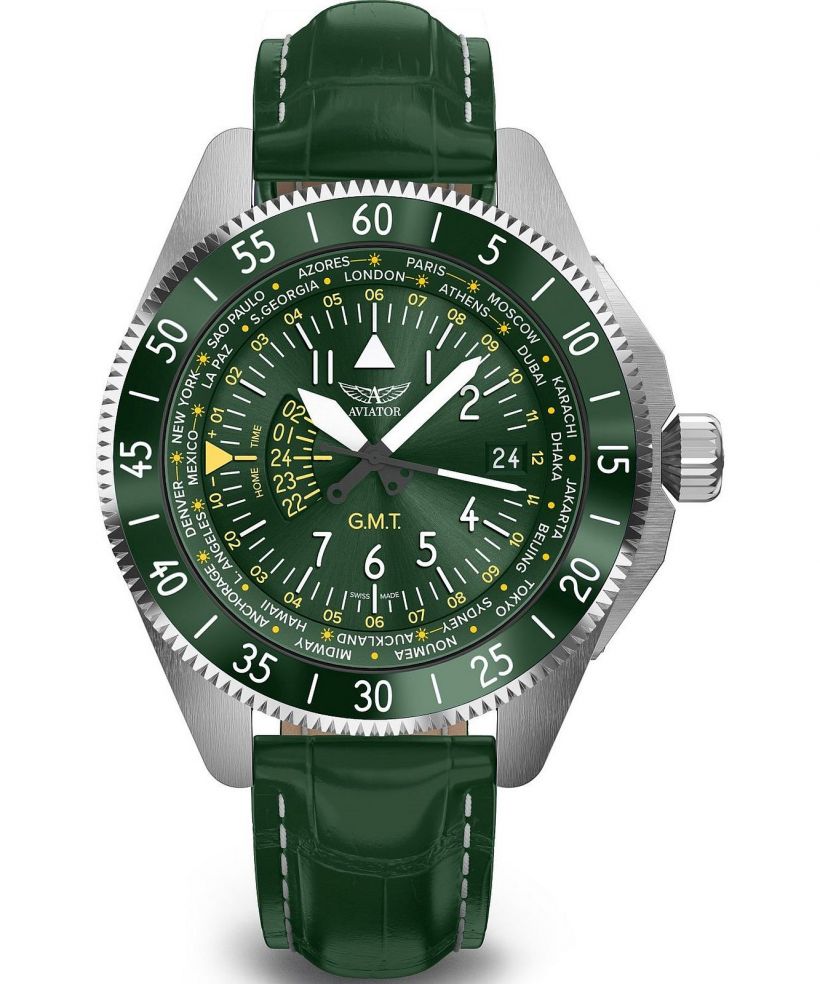 Orologio da Uomo Aviator Airacobra GMT