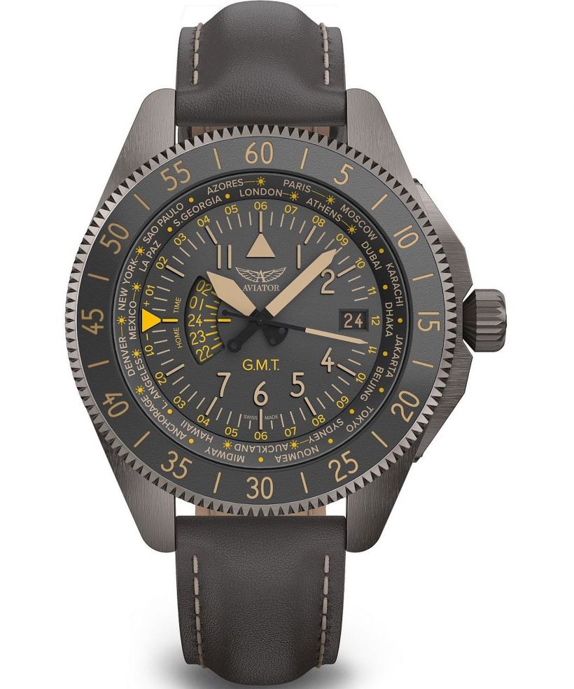 Orologio da Uomo Aviator Airacobra GMT