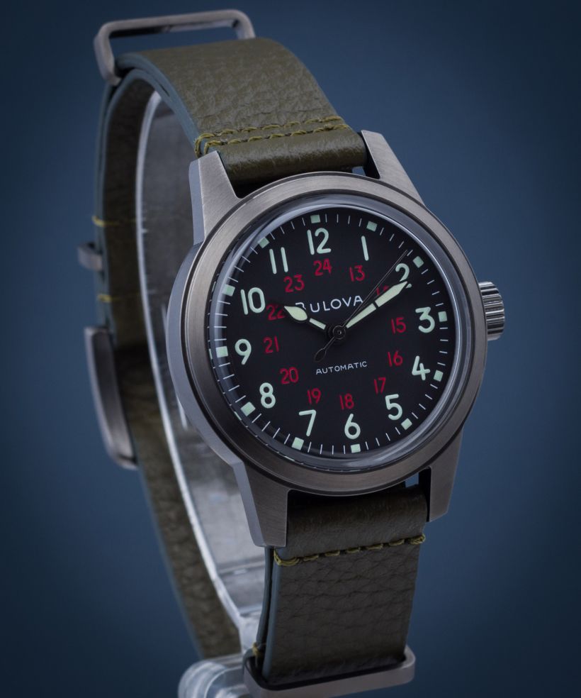 Orologio da Uomo Bulova Military Hack Automatic