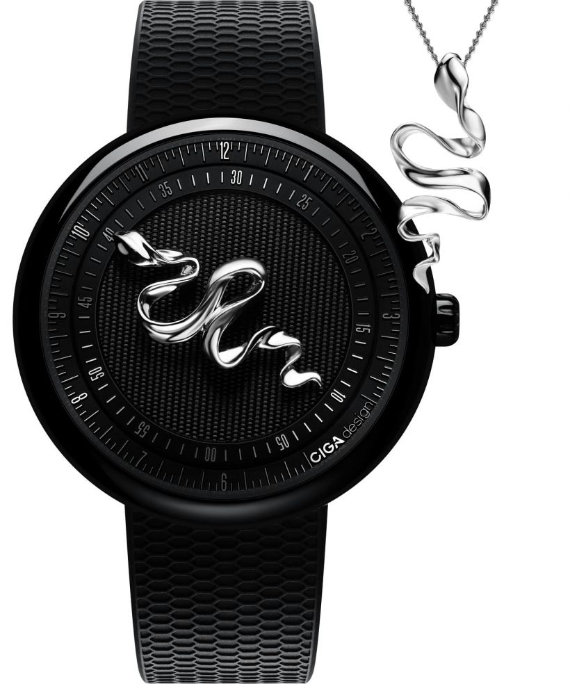Orologio da Uomo Ciga Design Legend of Serpent Automatic Silver 925 Edition GPHG 2021 SET
