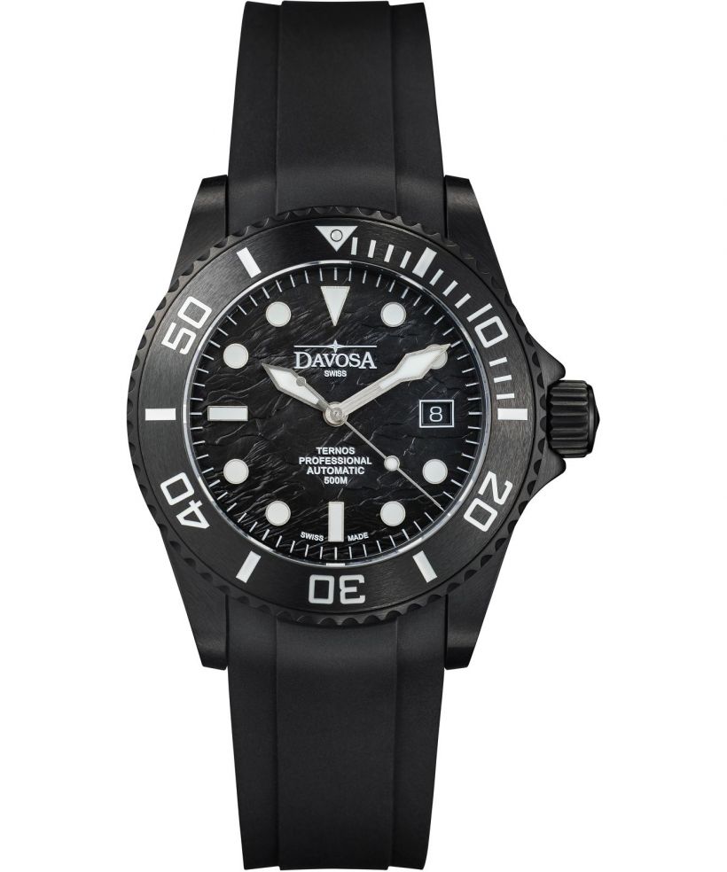 Orologio da Uomo Davosa Ternos Professional Black Rock Automatic Limited Edition