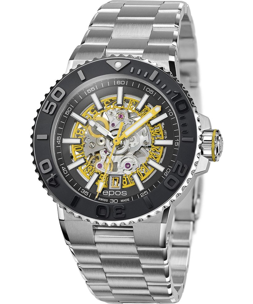 Orologio da Uomo Epos Sportive Diver Skeleton Automatic