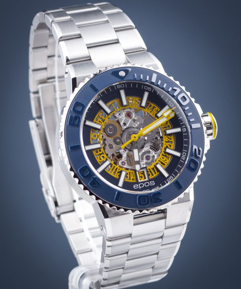 Orologio da Uomo Epos Sportive Diver Skeleton Automatic