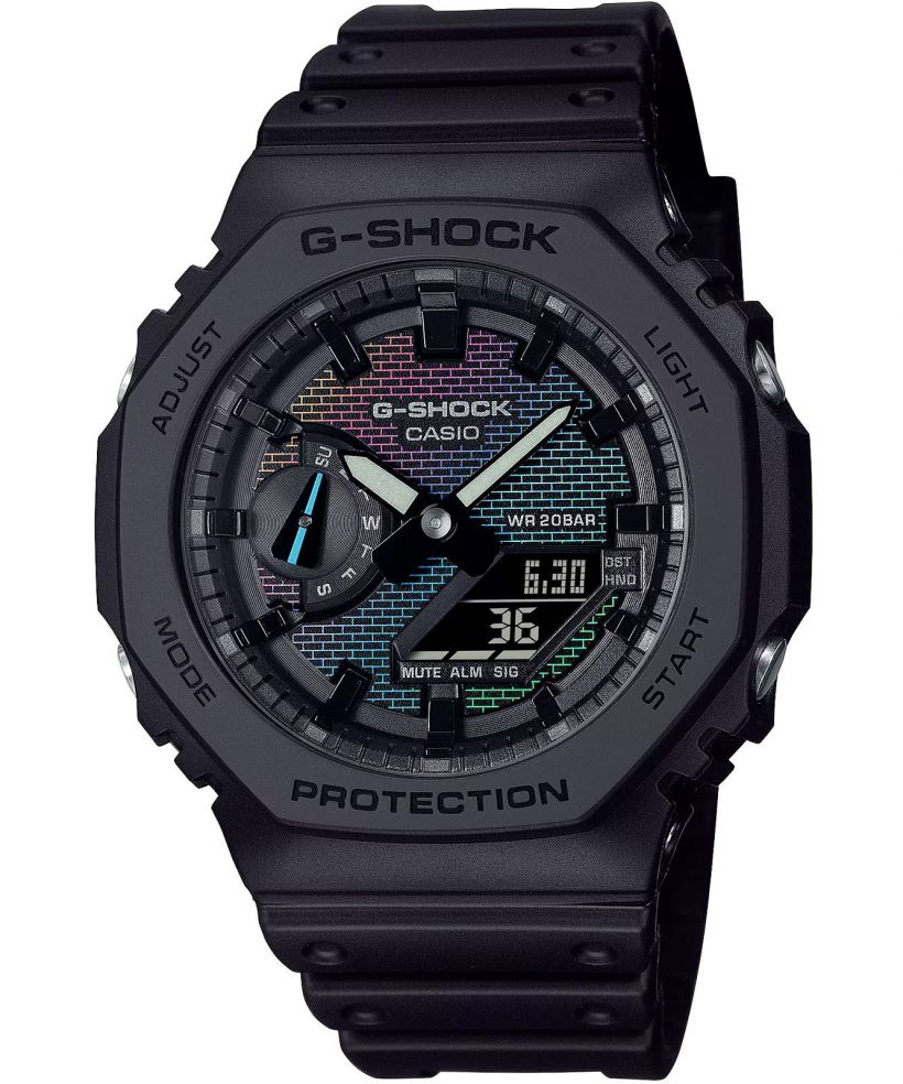 Orologio da Uomo Casio G-Shock Classic 2100 Series Rainbow Brick Wall