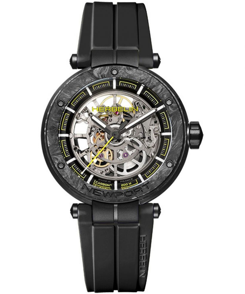 Orologio da Uomo Herbelin Newport Carbon Skeleton Titanium Automatic Limited Edition