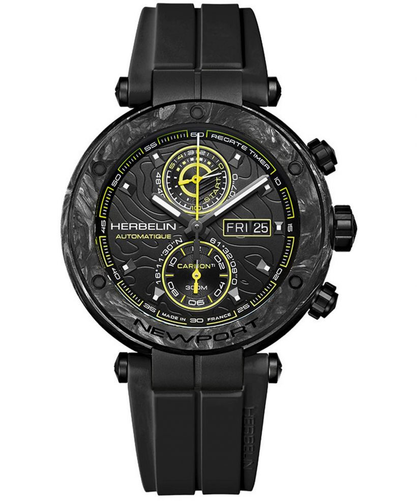 Orologio da Uomo Herbelin Newport Carbon Titanium Automatic Chronograph Limited Edition