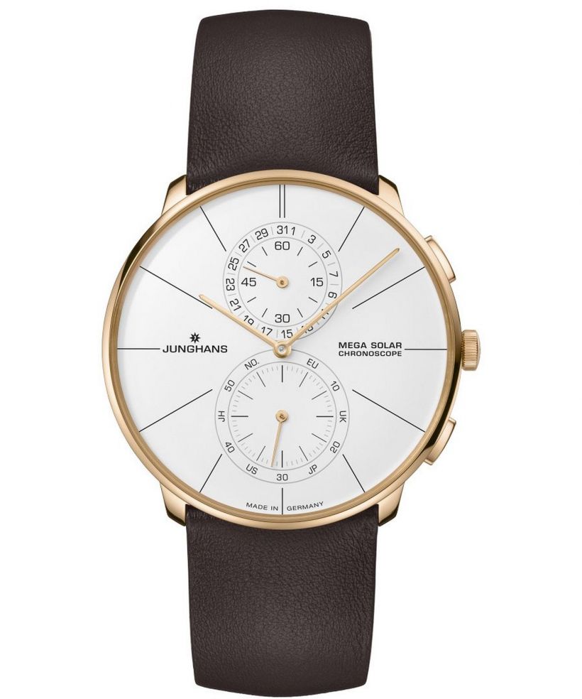 Orologio da Uomo Junghans Meister fein Chronoscope MEGA Solar