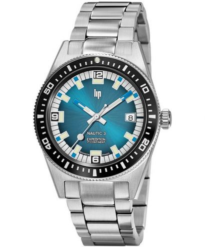 Orologio da Uomo Lip Nautic 3 Automatique 7E Continent Limited Edition