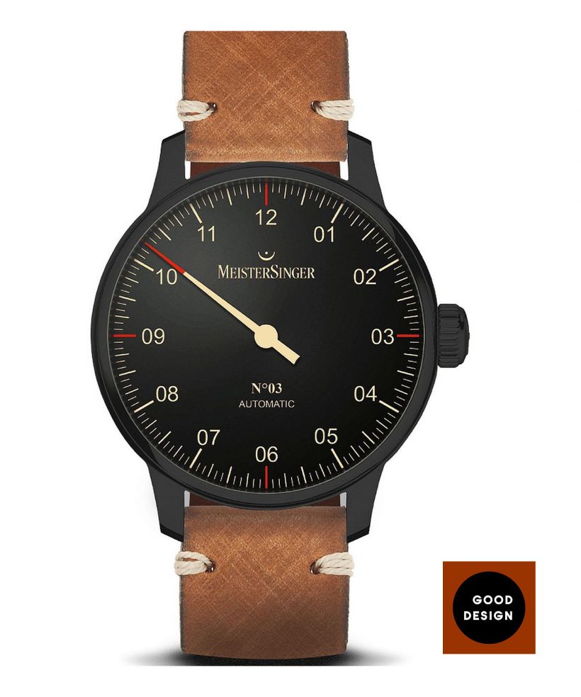 Orologio da Uomo Meistersinger N°03 Black Line Automatic