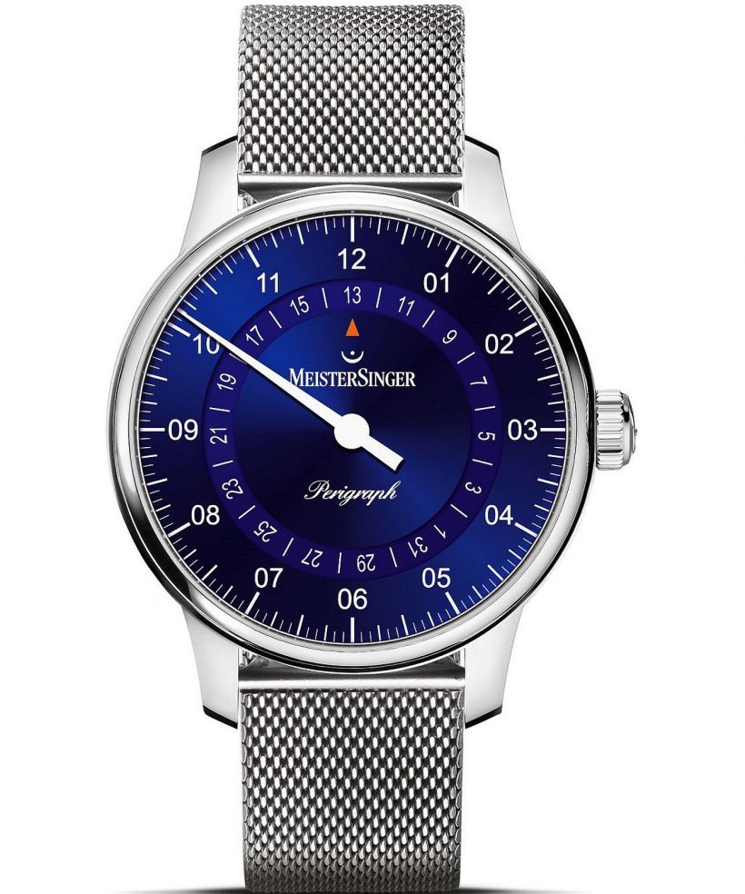 Orologio da Uomo Meistersinger Perigraph - 38mm Sunburst Blue