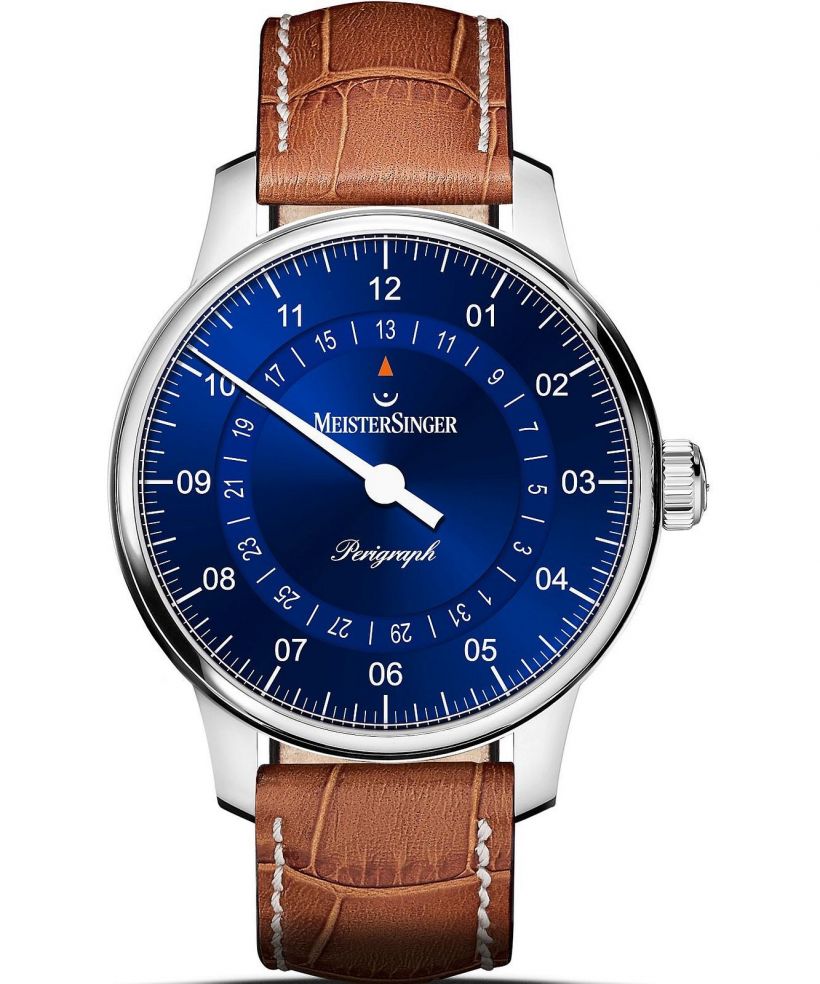 Orologio da Uomo Meistersinger Perigraph - 38mm Sunburst Blue