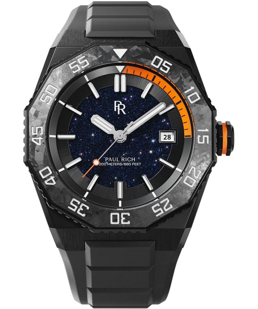 Orologio da Uomo Paul Rich Aquacarbon Pro Shadow Black Aventurine