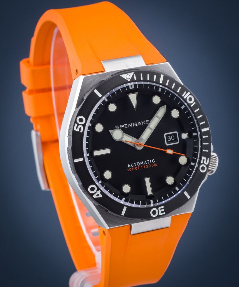 Orologio da Uomo Spinnaker Boettger Automatic NBR Tropical Orange