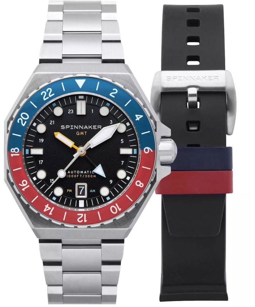 Orologio da Uomo Spinnaker Dumas GMT Automatic Cobalt Crimson Limited Edition