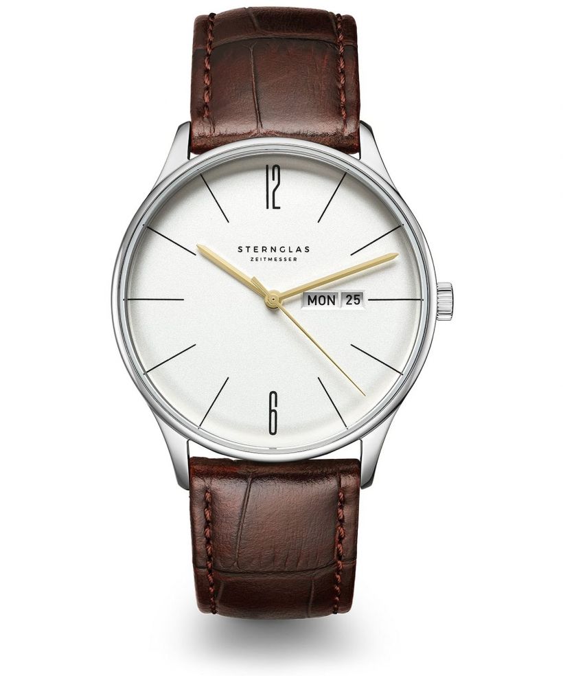 Orologio da Uomo Sternglas Berlin Metro Silver
