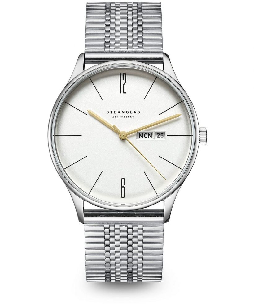 Orologio da Uomo Sternglas Berlin Metro Silver