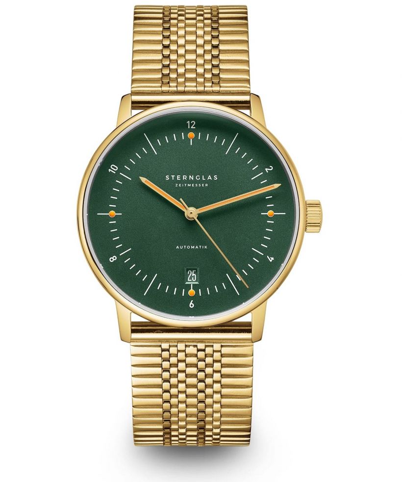 Orologio da Uomo Sternglas Naos Green Gold Automatic