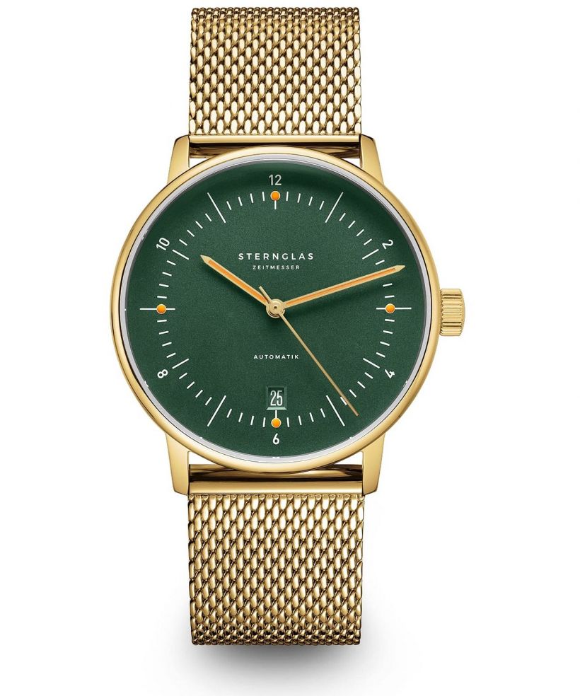 Orologio da Uomo Sternglas Naos Green Gold Automatic
