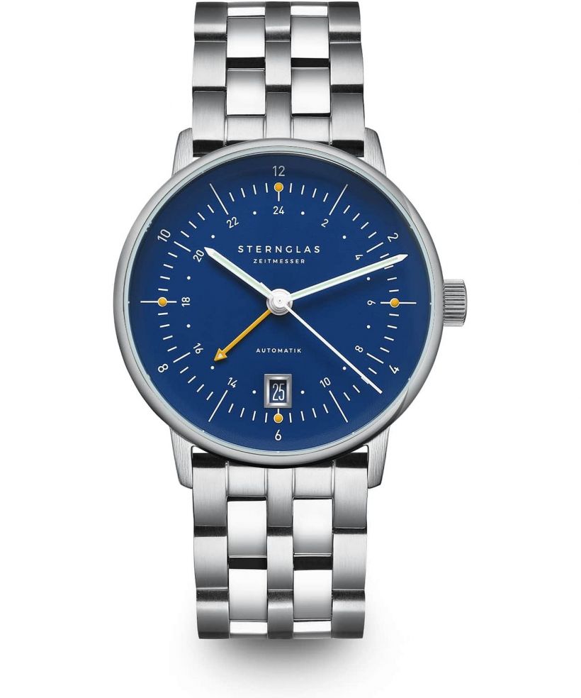 Orologio da Uomo Sternglas Naos Pro GMT Automatik