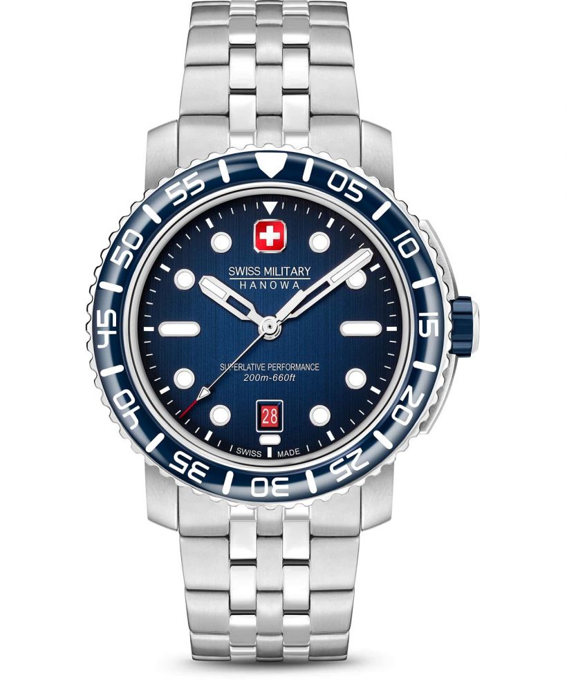 Orologio da Uomo Swiss Military Hanowa Black Marlin