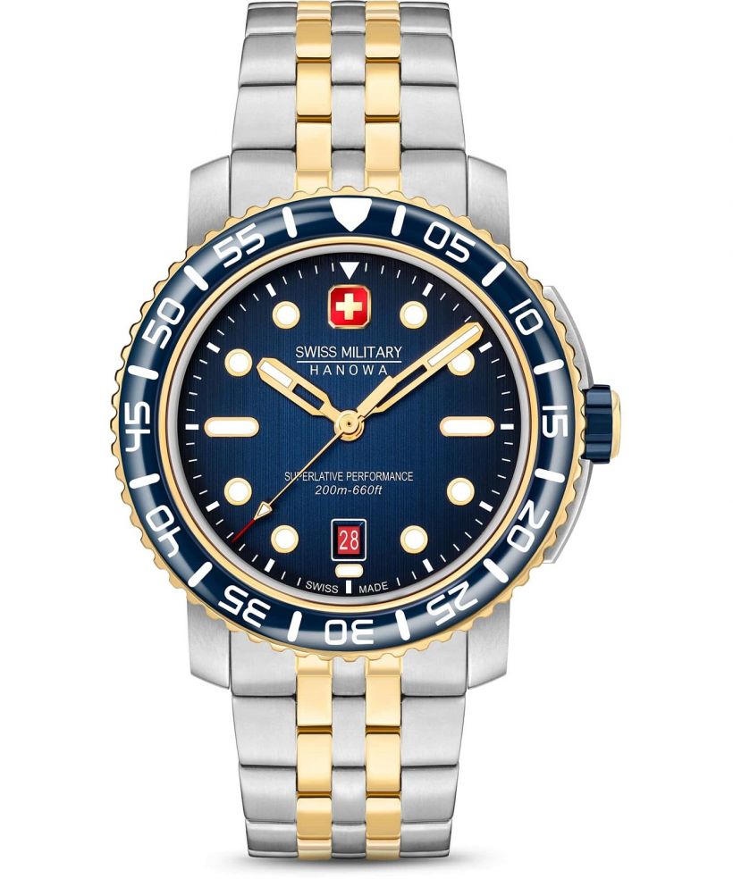 Orologio da Uomo Swiss Military Hanowa Black Marlin