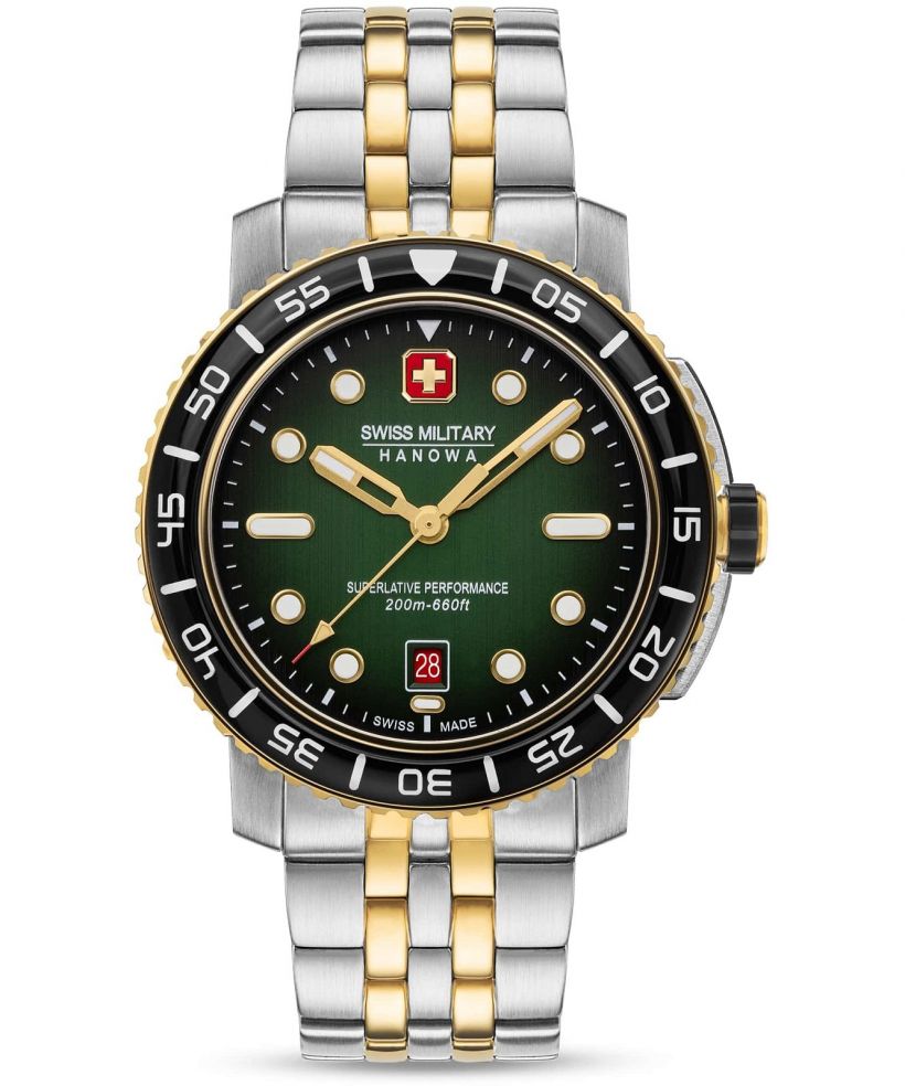 Orologio da Uomo Swiss Military Hanowa Black Marlin