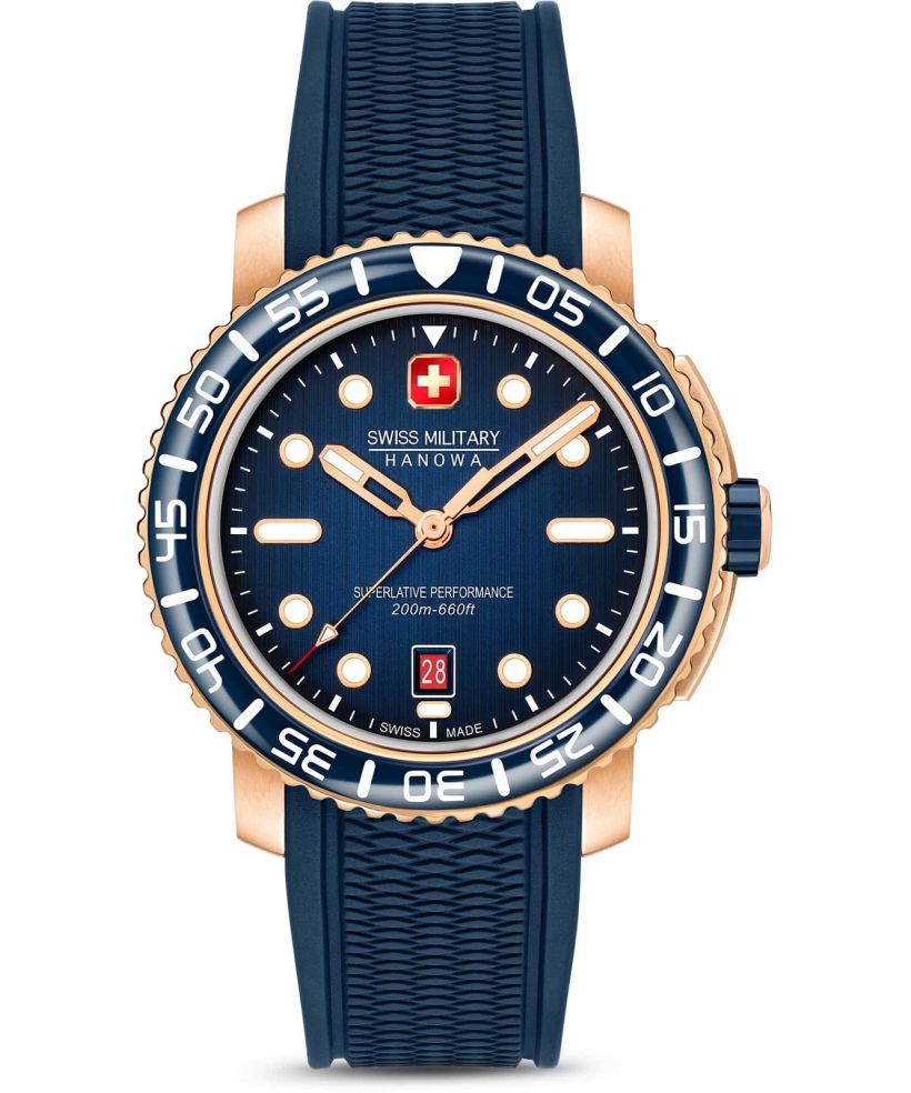 Orologio da Uomo Swiss Military Hanowa Black Marlin