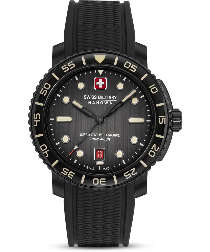 Orologio da Uomo Swiss Military Hanowa Black Marlin