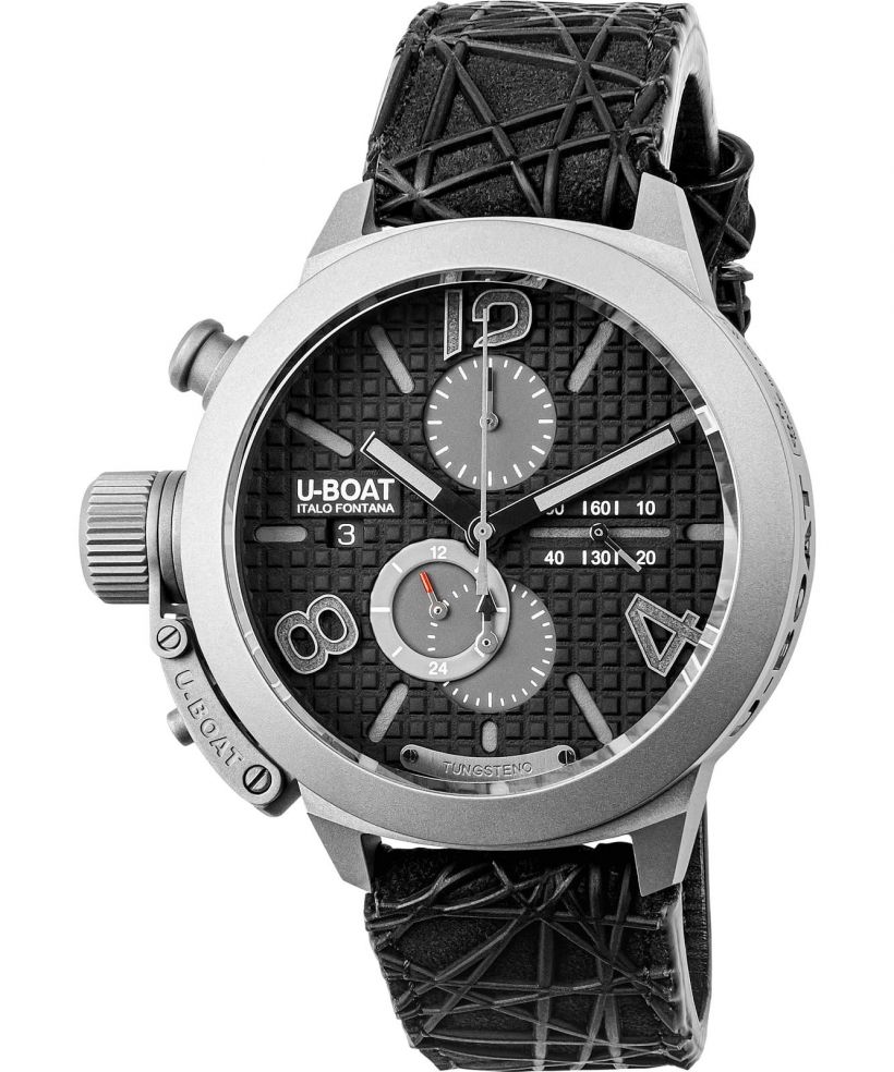 Orologio da Uomo U-Boat Classico 45 Titanium Tungsten Black Chronograph Automatic Limited Edition