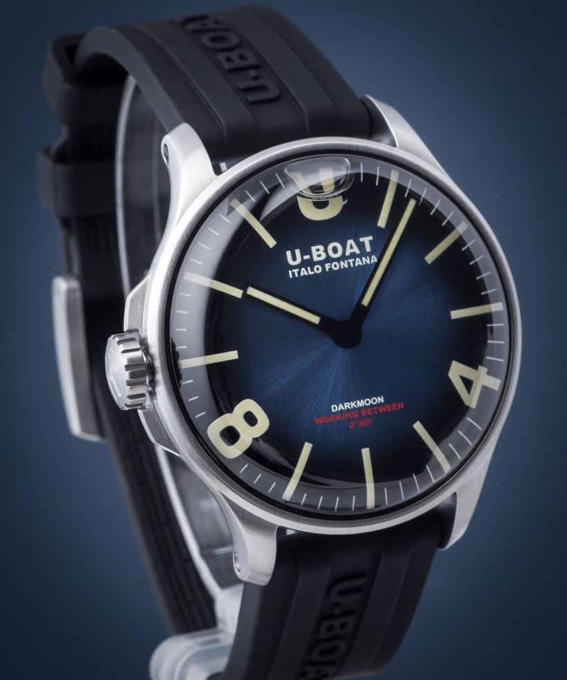 Orologio da Uomo U-Boat Darkmoon Blue SS Soleil