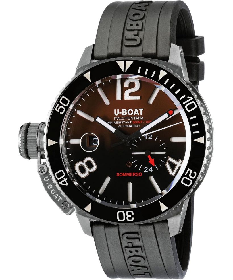 Orologio da Uomo U-Boat Sommerso Ceramic Bordeaux