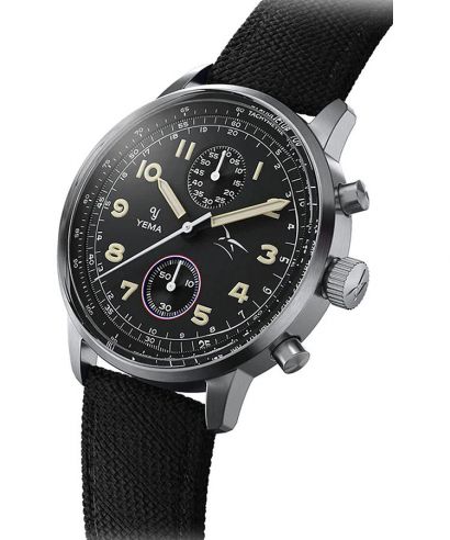 Orologio da Uomo Yema Flygraf Bi-Compax French Air Force Chronograph