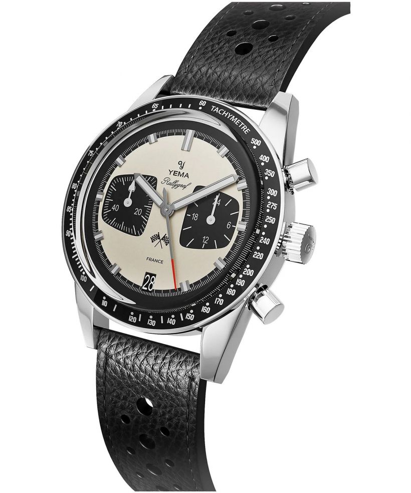 Orologio da Uomo Yema Rallygraf Panda Chronograph