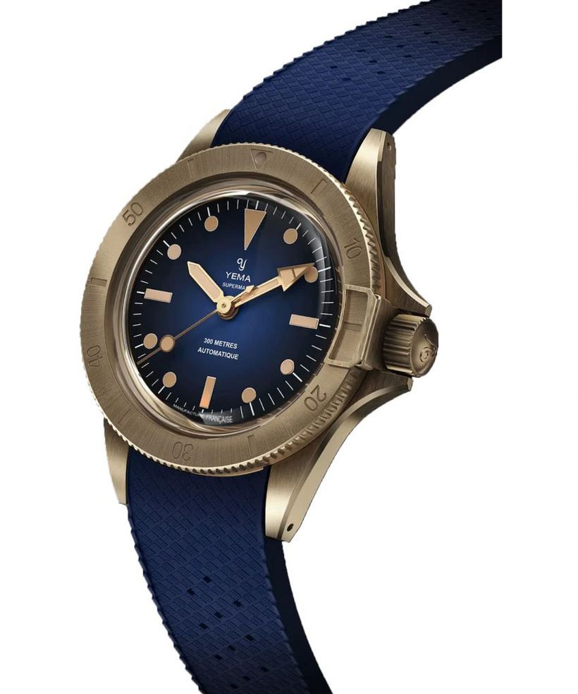 Orologio da Uomo Yema Superman Bronze CMM.10 Blue Limited Edition