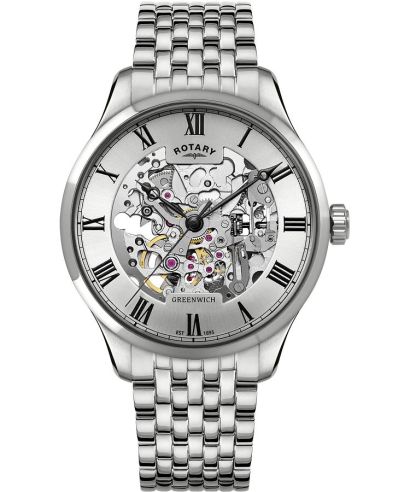 Orologio da Uomo Rotary Greenwich Automatic Skeleton
