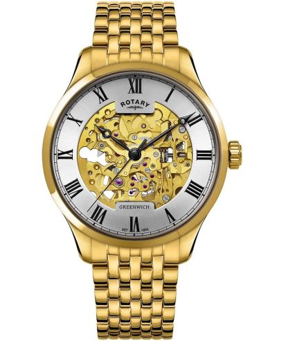 Orologio da Uomo Rotary Greenwich Automatic Skeleton