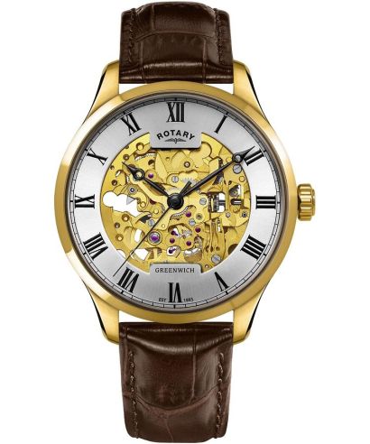 Orologio da Uomo Rotary Greenwich Automatic Skeleton