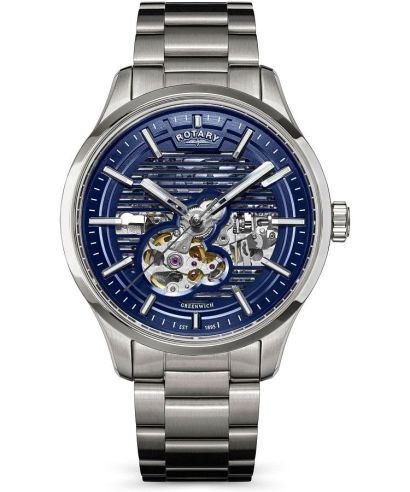 Orologio da Uomo Rotary Greenwich Automatic Skeleton