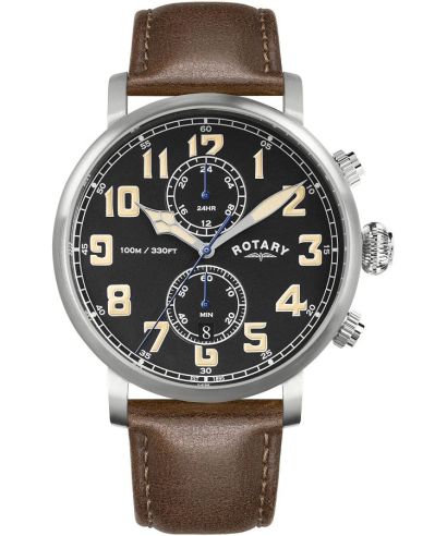 Orologio da Uomo Rotary Heritage Pilot Chronograph