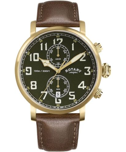 Orologio da Uomo Rotary Heritage Pilot Chronograph