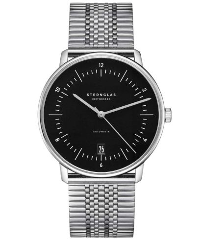 Orologio da Uomo Sternglas Naos Piano Black Automatic