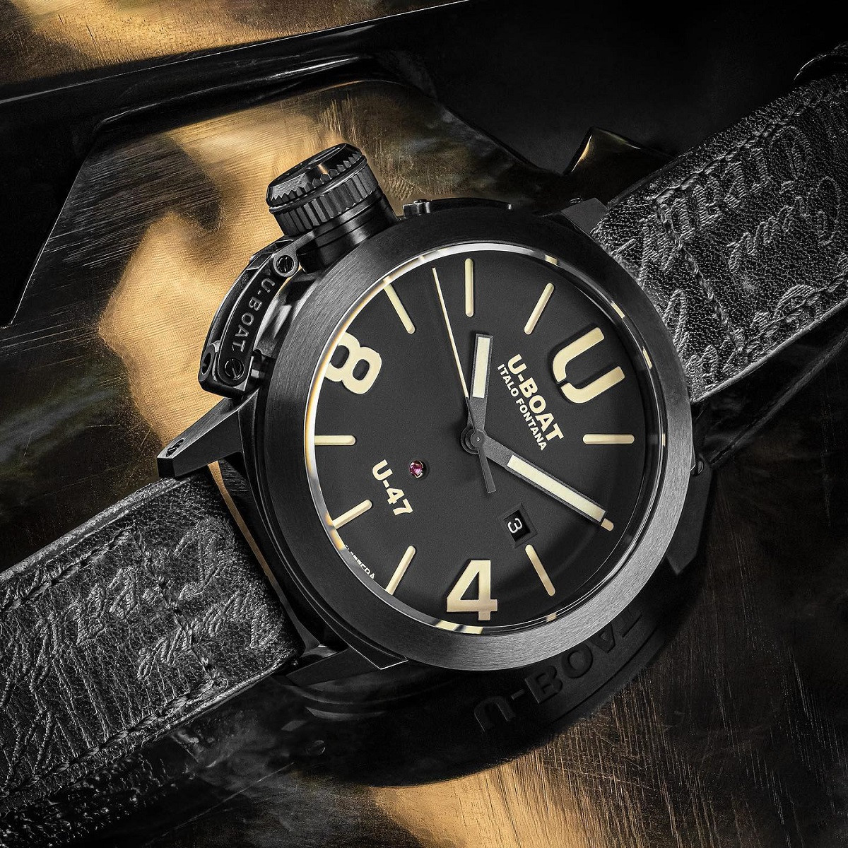 Orologio da Uomo U-Boat Classico U-47 Bronze