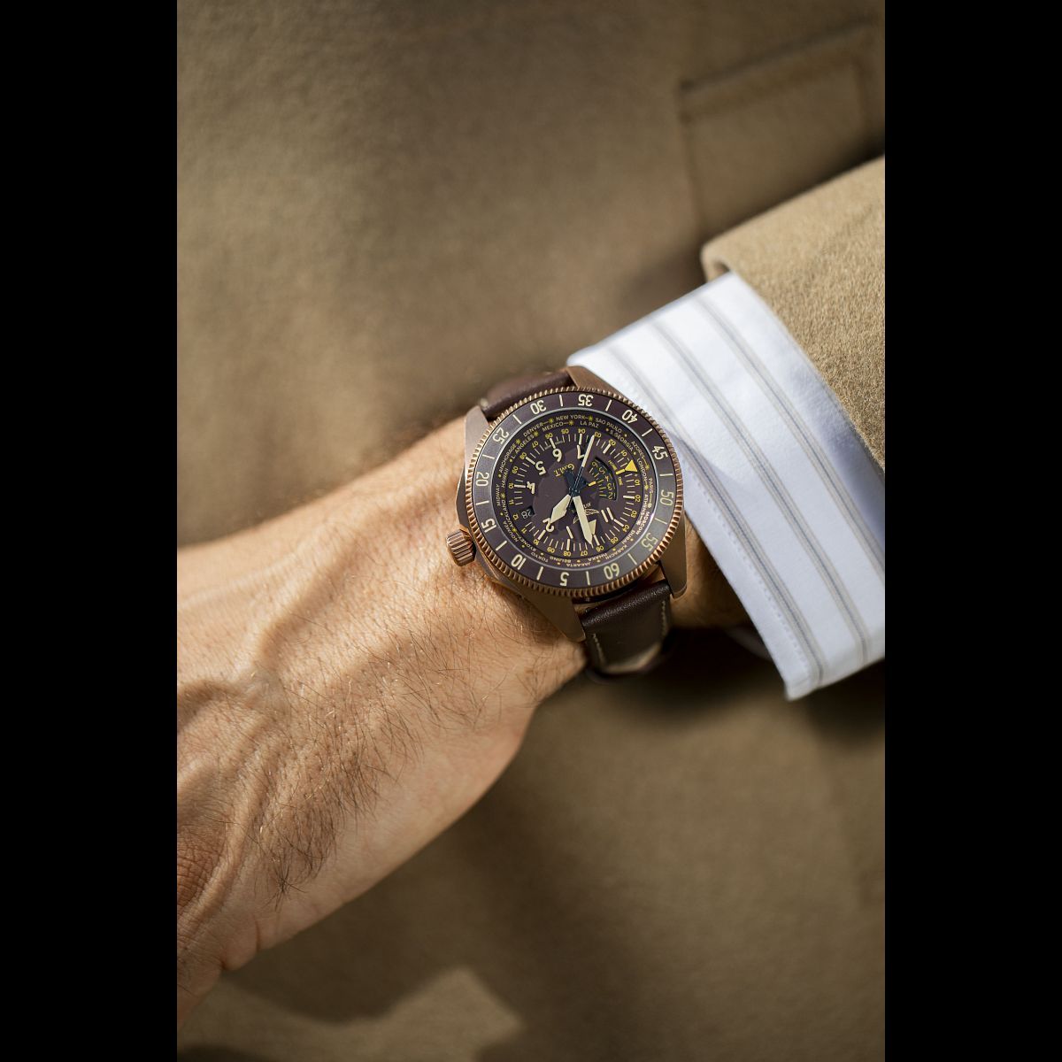 Orologio da Uomo Aviator Airacobra GMT