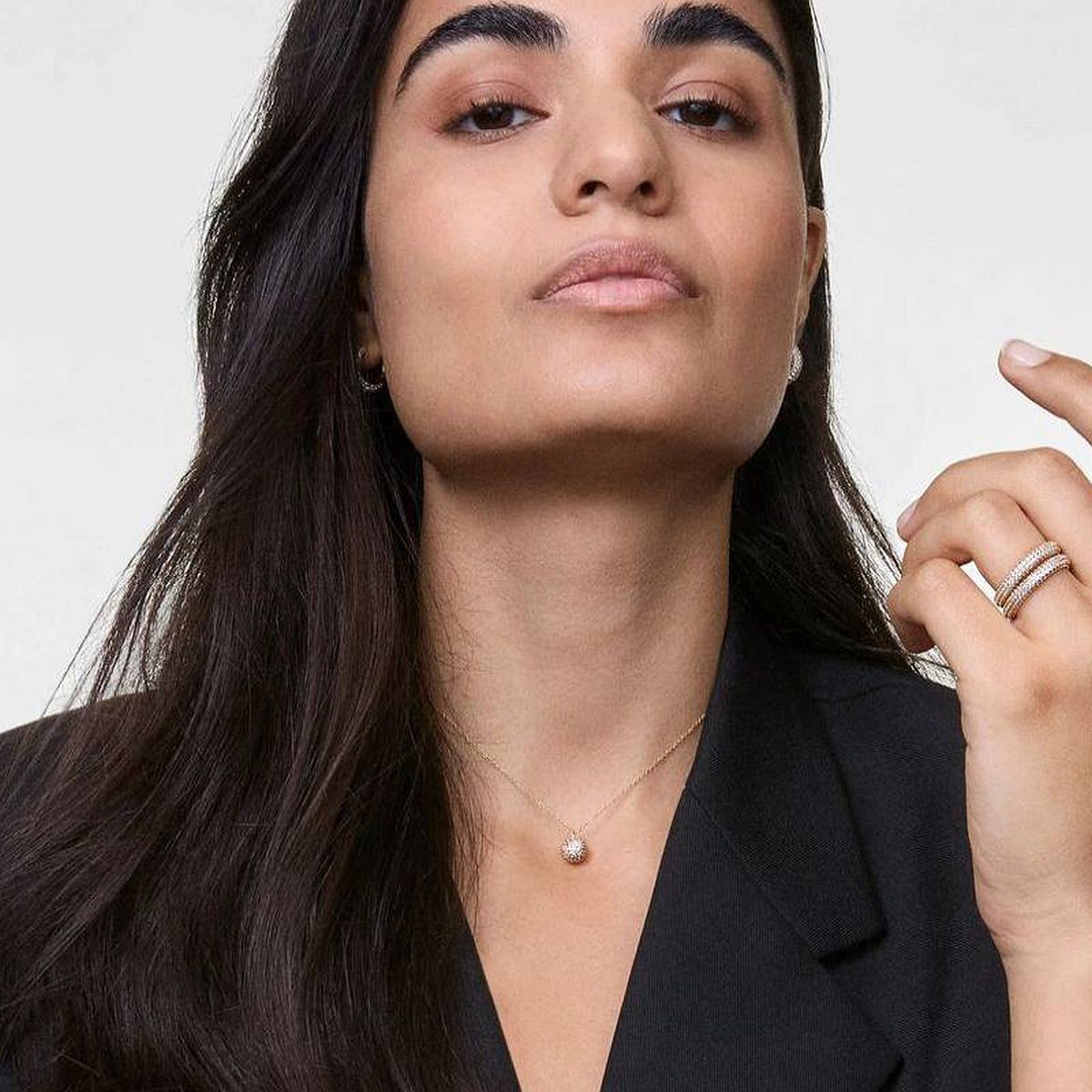 Collana Daniel Wellington Pavé Crystal Pendant Gold