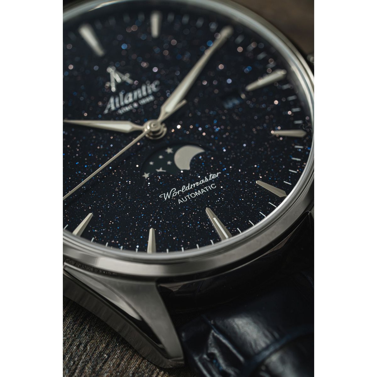 Orologio da Uomo Atlantic Worldmaster Nightsky Moonphase Automatic