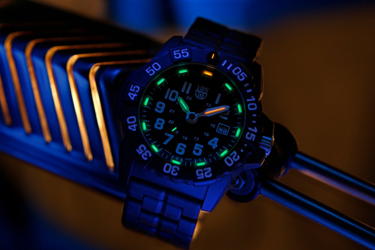 Retroilluminazione al trizio del marchio Luminox LLT