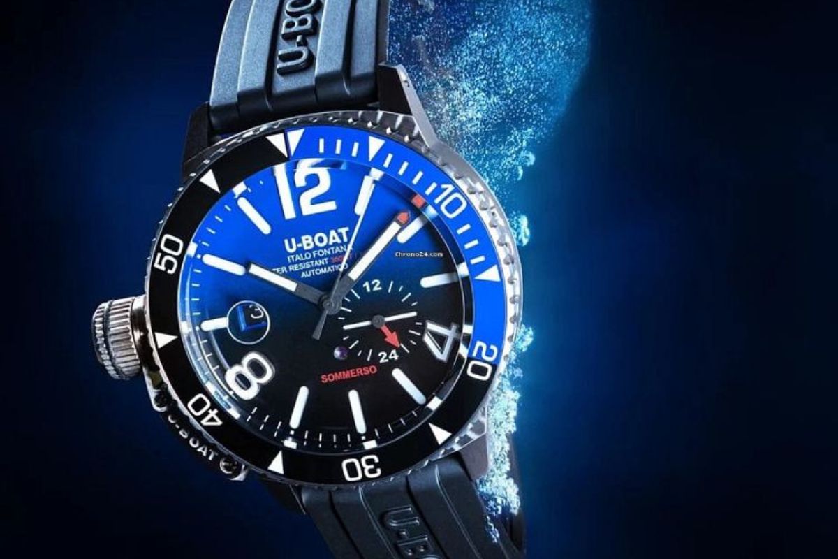 Orologio da uomo U-BOAT Sommerso Ceramic Blue