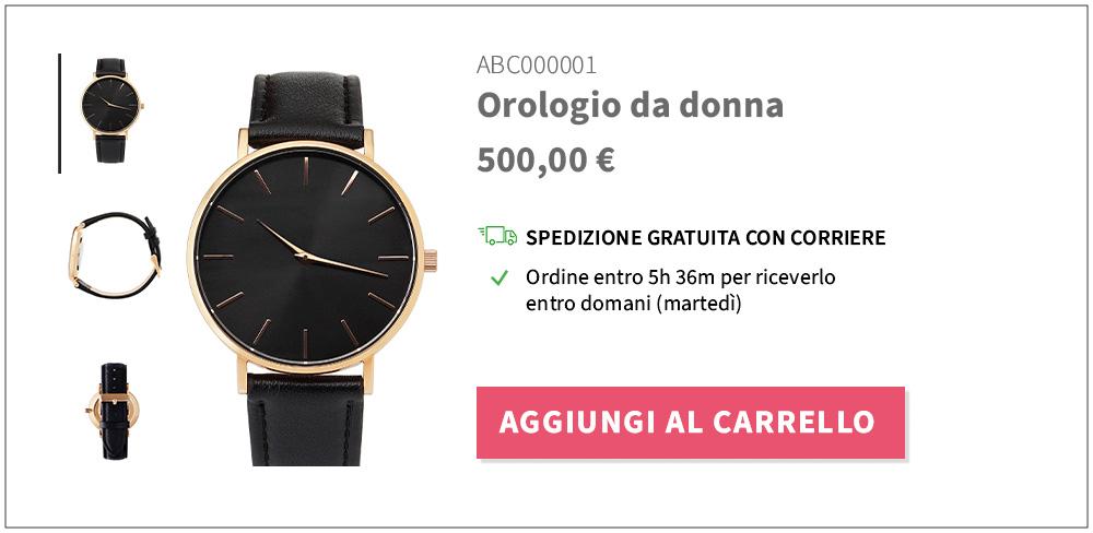 Tempo di realizzazione dell'ordine